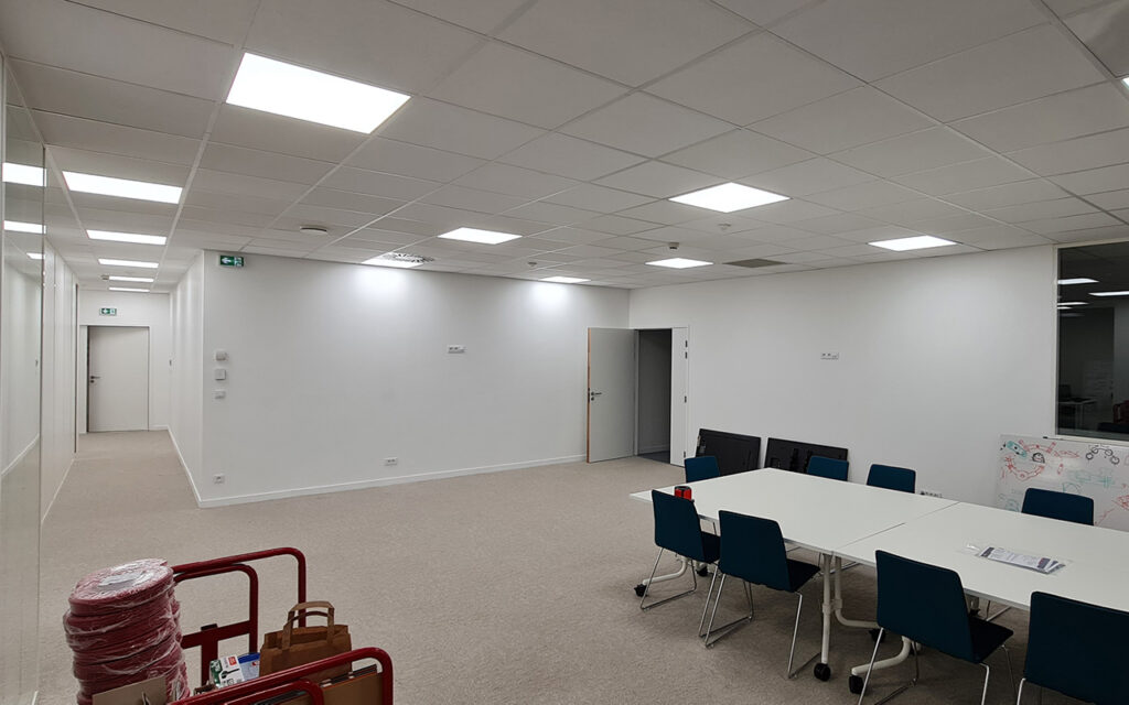 Vu de la salle terminé