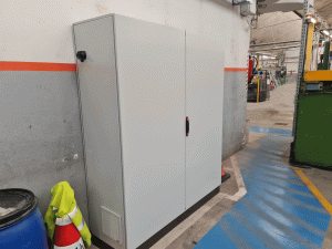 Installation de la nouvelle armoire électrique
