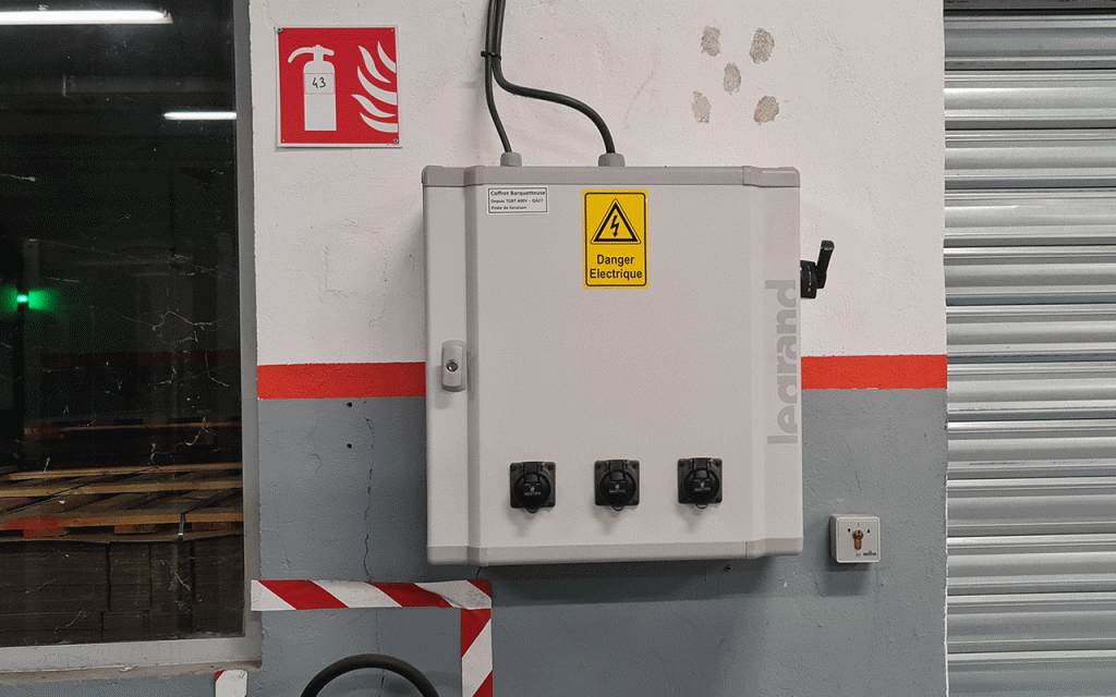 Pose et branchement sur chez le client