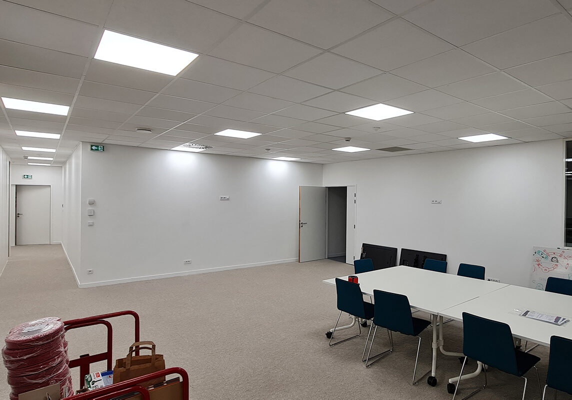 Vu de la salle terminé